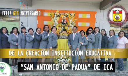 La I.E. N° 22626 “San Antonio de Padua” de Ica