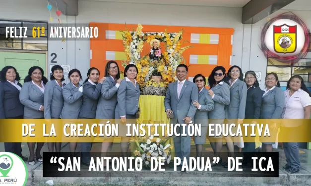 La I.E. N° 22626 “San Antonio de Padua” de Ica
