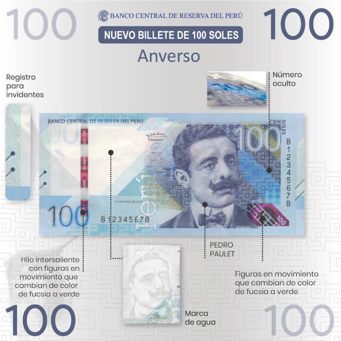 Circulación nuevos billetes de S/10 y S/100 - Ica Perú